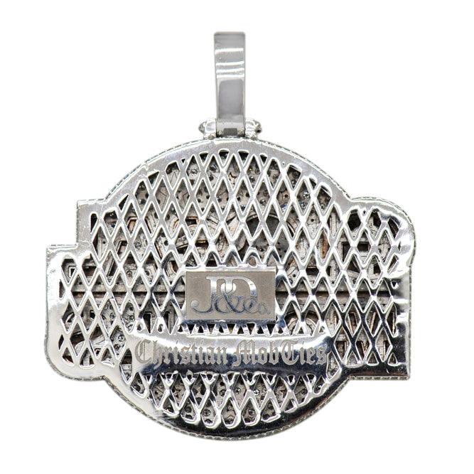 CUSTOM DIAMOND GLOBAL MOGULS PENDANT - Johnny Dang & Co