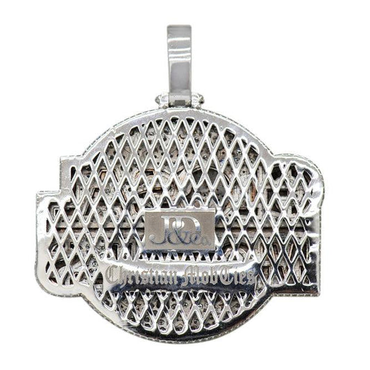 CUSTOM DIAMOND GLOBAL MOGULS PENDANT - Johnny Dang & Co