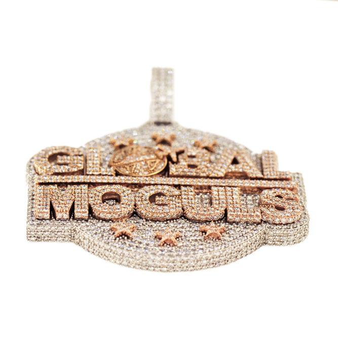 CUSTOM DIAMOND GLOBAL MOGULS PENDANT - Johnny Dang & Co