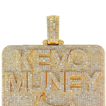 CUSTOM DIAMOND KEVO MUNEY PENDANT - Johnny Dang & Co