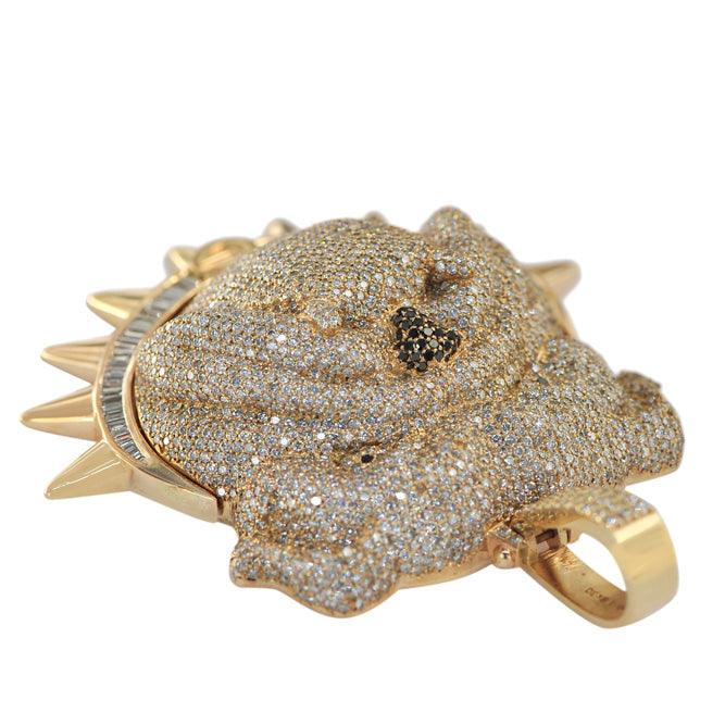 CUSTOM DIAMOND BULLDOG PENDANT - Johnny Dang & Co