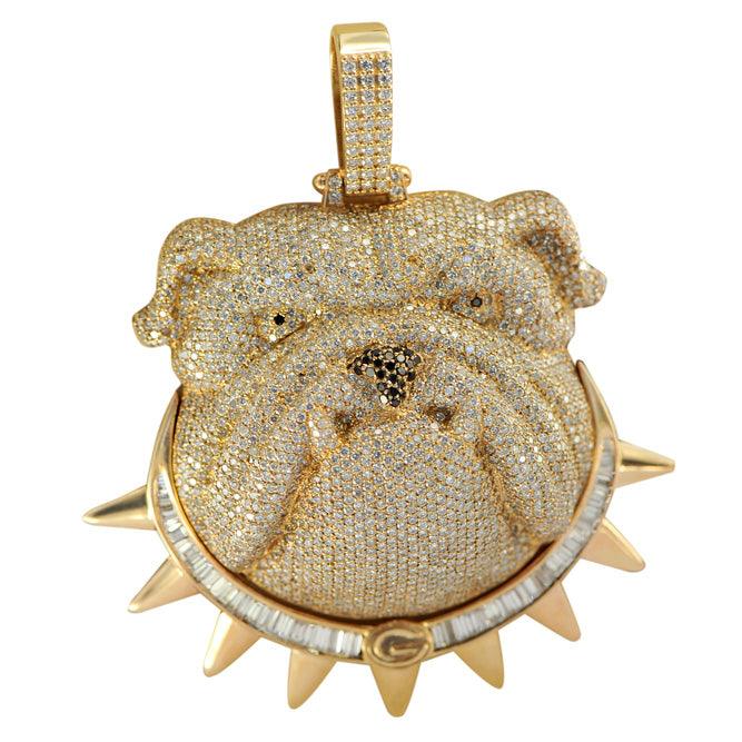 CUSTOM DIAMOND BULLDOG PENDANT - Johnny Dang & Co