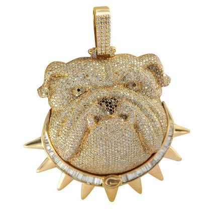CUSTOM DIAMOND BULLDOG PENDANT - Johnny Dang & Co