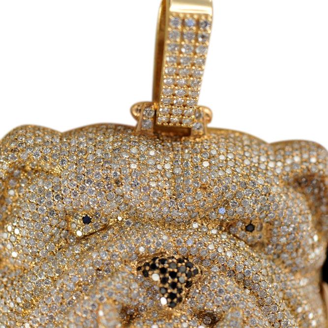CUSTOM DIAMOND BULLDOG PENDANT - Johnny Dang & Co