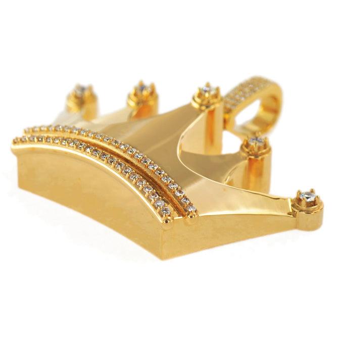 CUSTOM DIAMOND CROWN PENDANT - Johnny Dang & Co