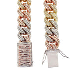 CJ1638223 - DIAMOND 3 TONE CHAIN - Johnny Dang & Co