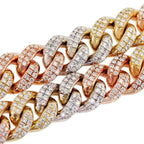 CJ1638223 - DIAMOND 3 TONE CHAIN - Johnny Dang & Co