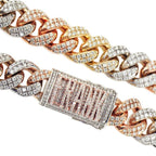 CJ1638223 - DIAMOND 3 TONE CHAIN - Johnny Dang & Co