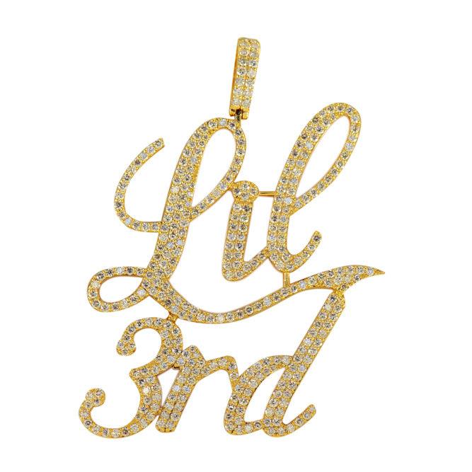 CUSTOM DIAMOND LIL 3RD PENDANT [CJ0125] - Johnny Dang & Co