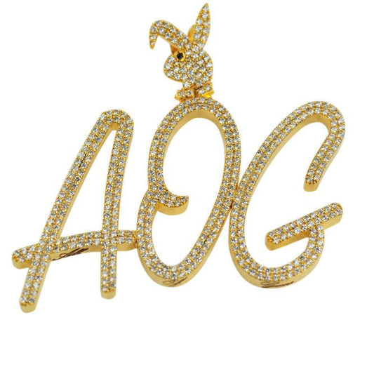 CUSTOM DIAMOND AOG PENDANT - Johnny Dang & Co