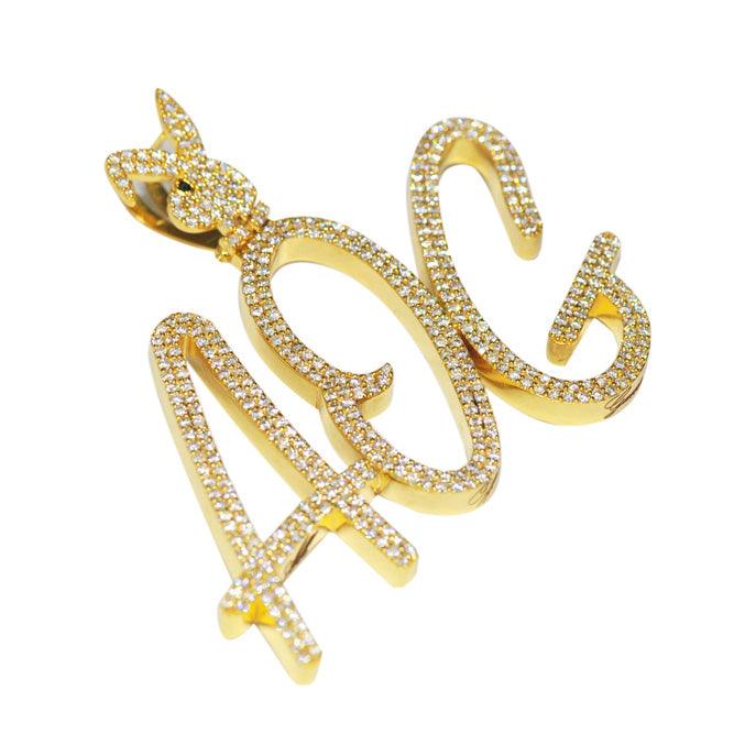 CUSTOM DIAMOND AOG PENDANT - Johnny Dang & Co