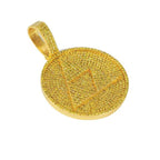 CJ3722 - Custom Diamond Trillion Triangle Triforce Pendant - Johnny Dang & Co