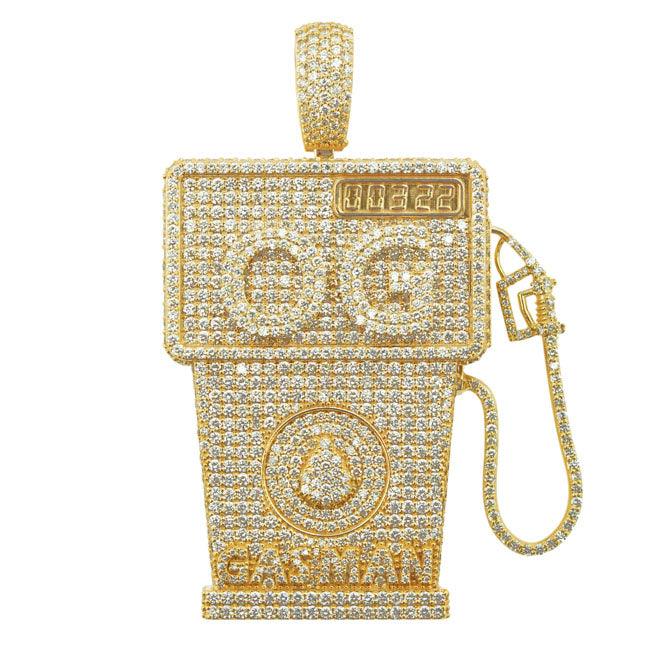 CUSTOM GAS STATION PENDANT [CJ4018] - Johnny Dang & Co