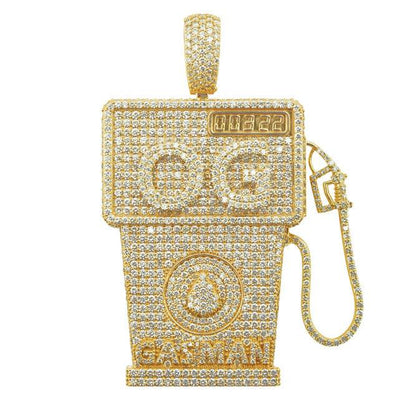 CUSTOM GAS STATION PENDANT [CJ4018] - Johnny Dang & Co