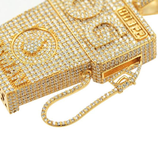 CUSTOM GAS STATION PENDANT [CJ4018] - Johnny Dang & Co