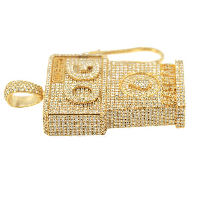 CUSTOM GAS STATION PENDANT [CJ4018] - Johnny Dang & Co