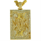 CJ5203 - CUSTOM DIAMOND KING CARD PENDANT - Johnny Dang & Co