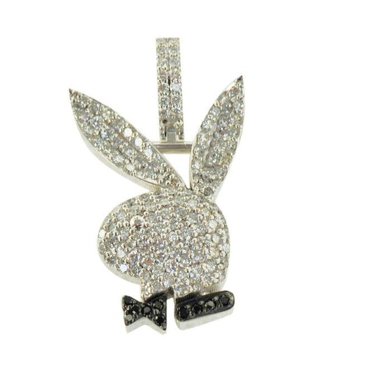 CJ5207 - CUSTOM DIAMOND PLAYBOY PENDANT - Johnny Dang & Co