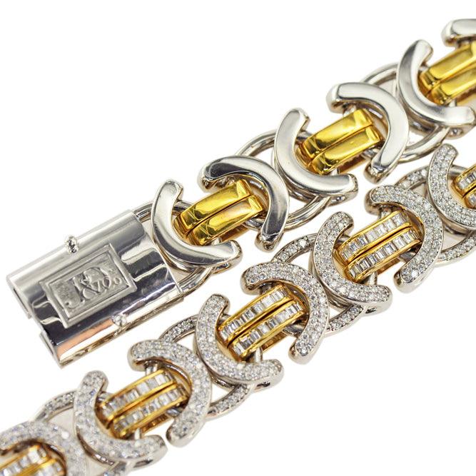 CJO244 - CUSTOM 16MM 37CT BYZANTINE CHAIN [CJO244] - Johnny Dang & Co