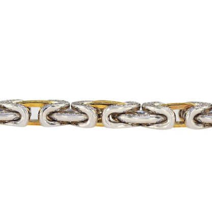 CJO244 - CUSTOM 16MM 37CT BYZANTINE CHAIN [CJO244] - Johnny Dang & Co