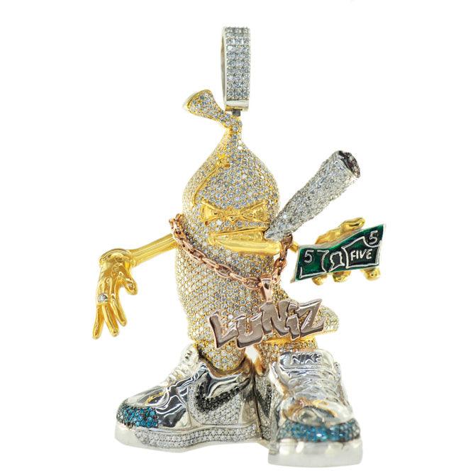 CJOO35 - CUSTOM DIAMOND BOY PENDANT - Johnny Dang & Co