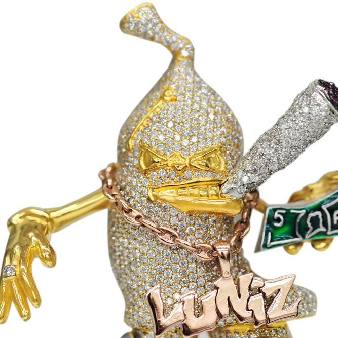 CJOO35 - CUSTOM DIAMOND BOY PENDANT - Johnny Dang & Co