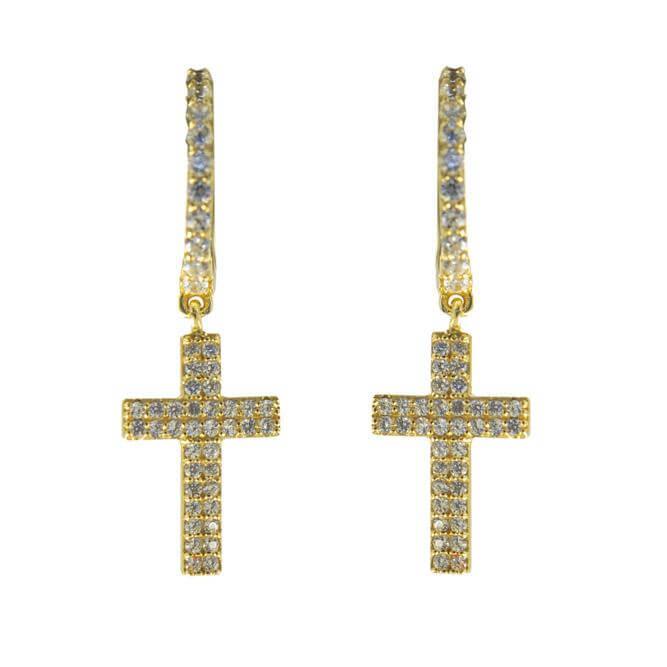 CROSS EARRINGS - Johnny Dang & Co