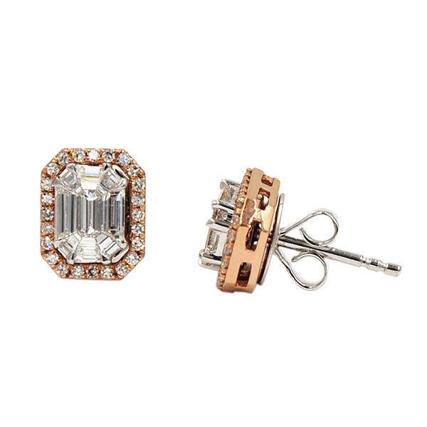 VDER96i - Diamond Emerald Earrings - Johnny Dang & Co