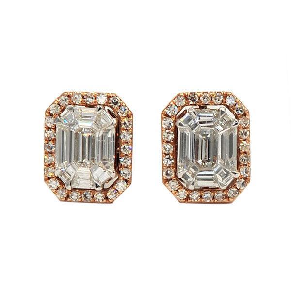 VDER96i - Diamond Emerald Earrings - Johnny Dang & Co