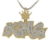 GNS122264 - Diamond King Crown Pendant - Johnny Dang & Co