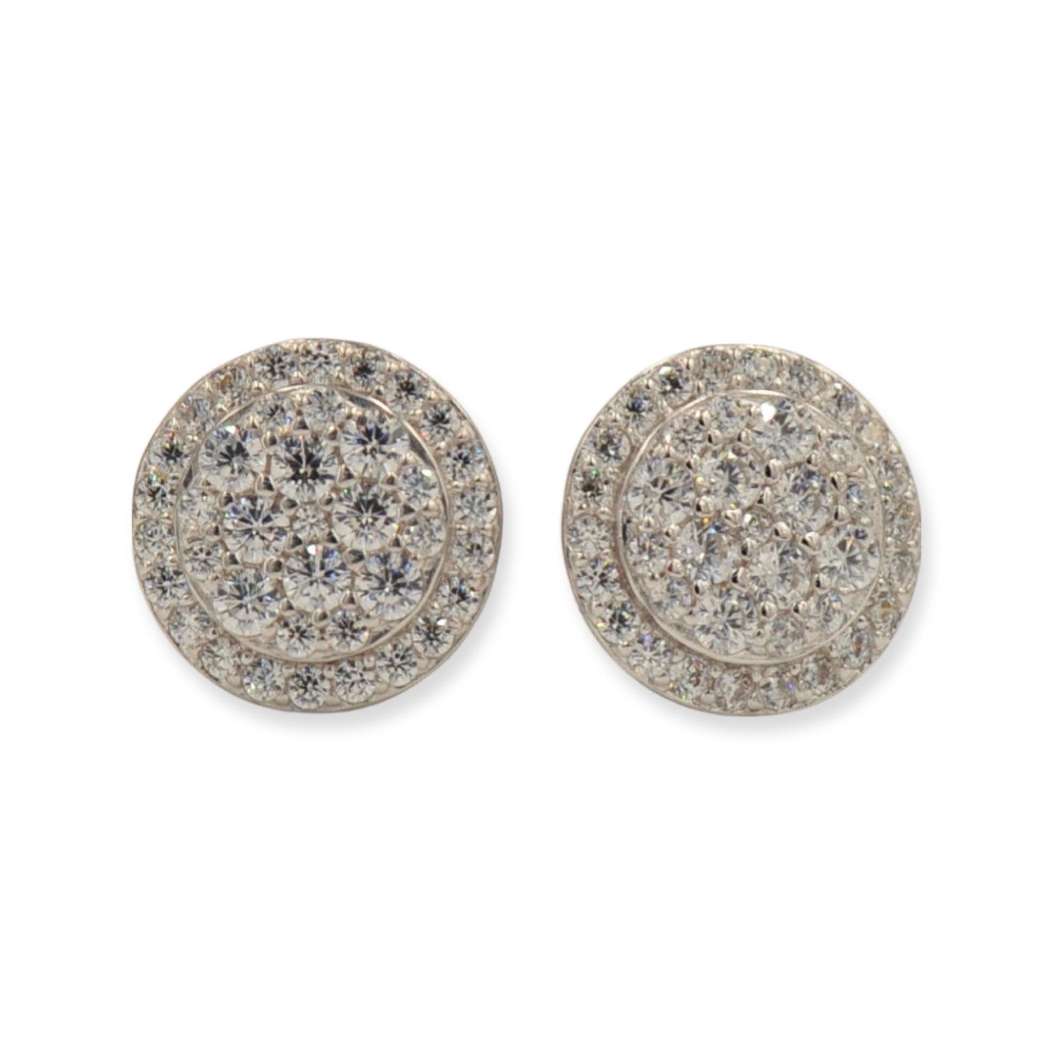 CZ SILVER EARRINGS - Johnny Dang & Co