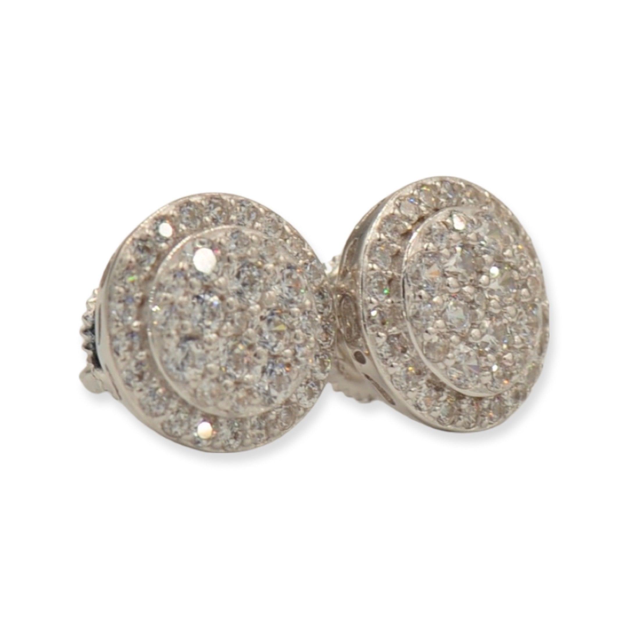 CZ SILVER EARRINGS - Johnny Dang & Co
