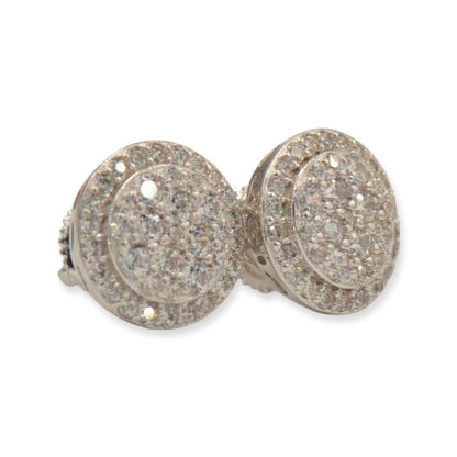 CZ SILVER EARRINGS - Johnny Dang & Co