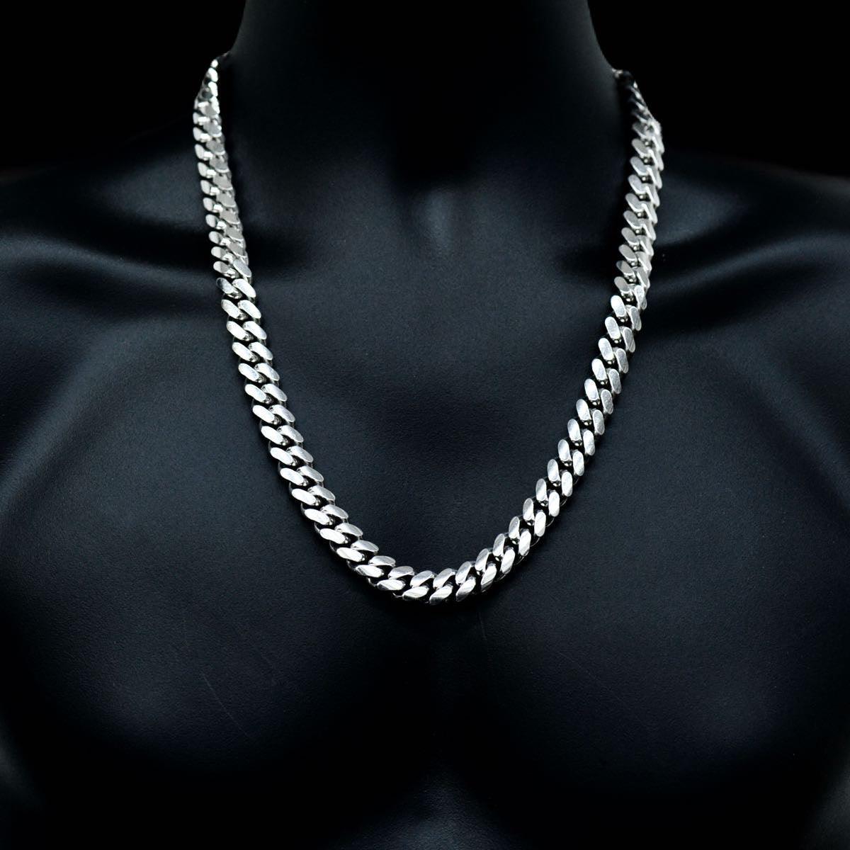 Silver 12mm Solid Cuban Chain 20" 22" 24" - Johnny Dang & Co