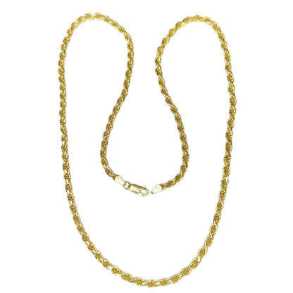 Silver Gold Plated CZ Praying Pendant and Solid Chain Combo Flash - Johnny Dang & Co