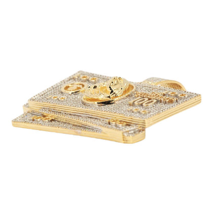 10KY 2.65CTW DIAMOND $100 MONEY STACK PENDANT - Johnny Dang & Co