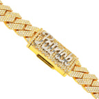 Custom 14k Gold 124.58ctw Diamond Cuban Chain. 33” Length - Johnny Dang & Co