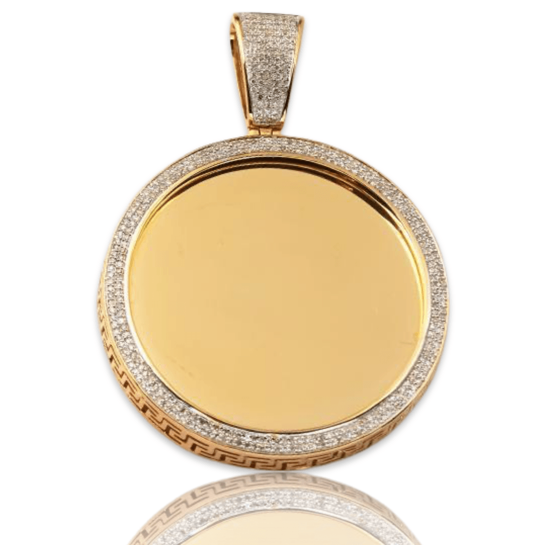 10KY 0.65CTW MICROPAVE DIAMOND MEMORY PENDANT - Johnny Dang & Co