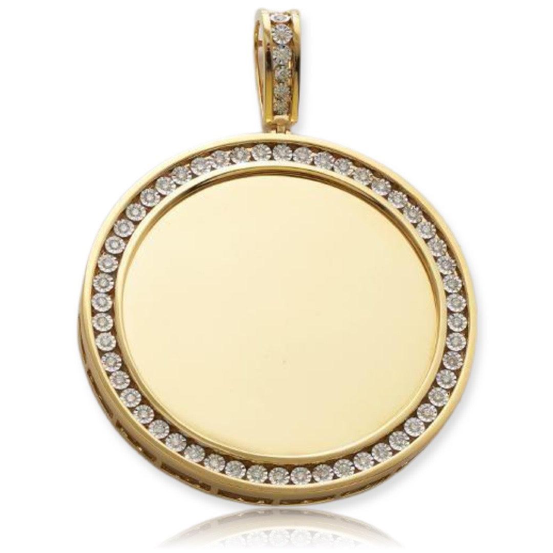 10KY 1.55CTW FANOOK DIAMOND SETTING MEMORY PENDANT - Johnny Dang & Co