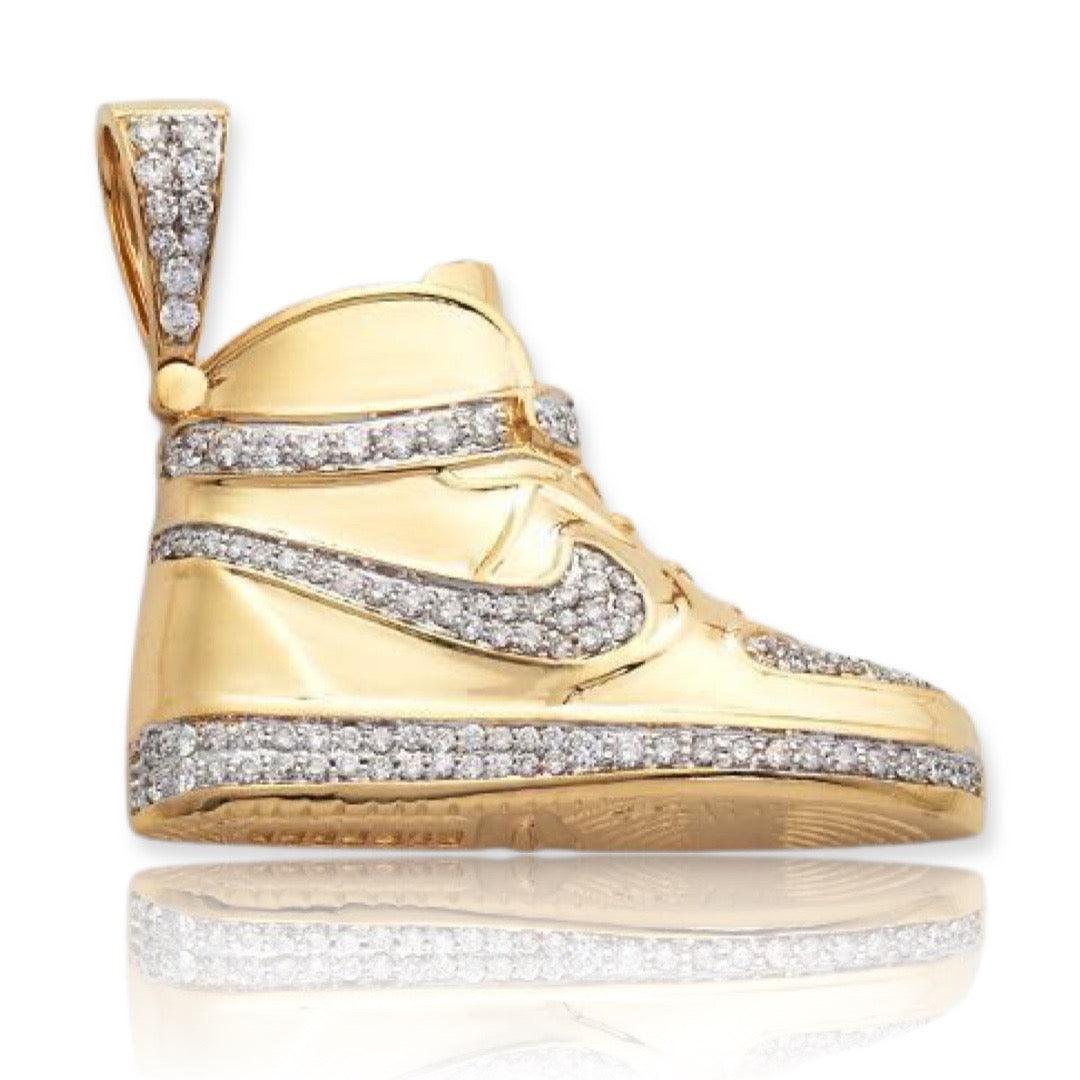 10KY 0.80CTW DIAMOND SHOE PENDANT - Johnny Dang & Co