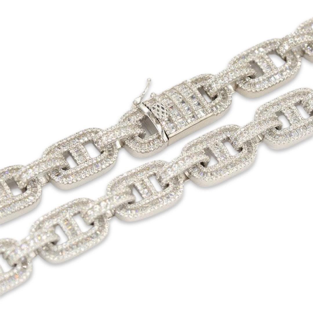 JDB1001 - 15MM CZ Silver Chain - Johnny Dang & Co