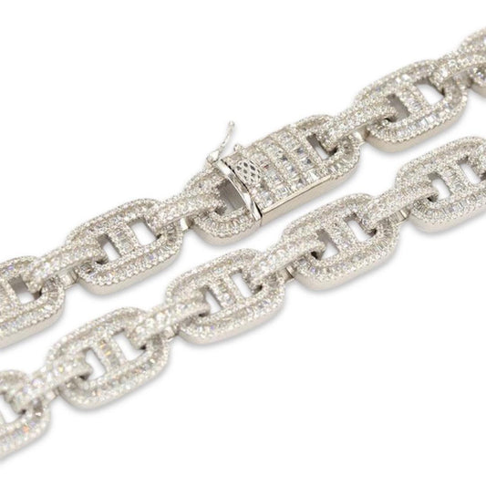 JDB1001 - 15MM CZ Silver Chain - Johnny Dang & Co