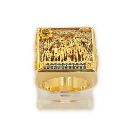 JDTK-H21-621 - Diamond Family Ring - Johnny Dang & Co