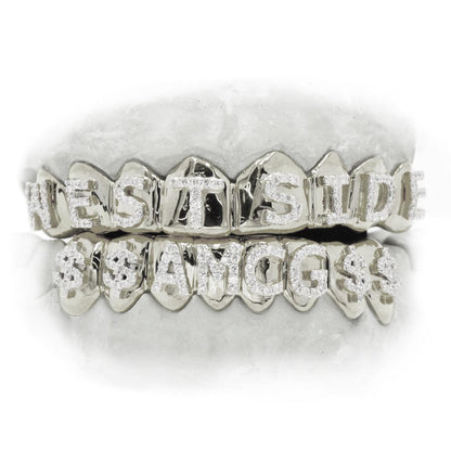 JDTK-1563-2 Custom Diamond Prong Set Grill - Johnny Dang & Co