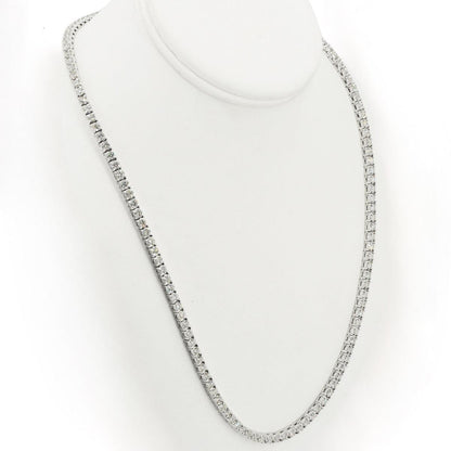 3.8mm Tennis Chain 22 inch length 21 CTTW 15 Pointer Diamonds - Johnny Dang & Co