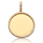 10KY 3.85CTW DIAMOND ROUND MEMORY PENDANT - Johnny Dang & Co