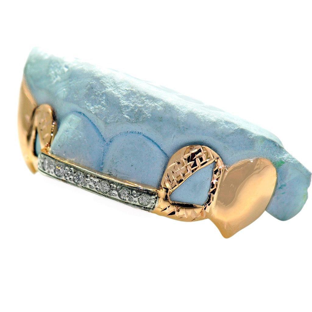 JDTK-G10-VAMP1 - Diamond Bar with Diamond Cut Grillz - Johnny Dang & Co