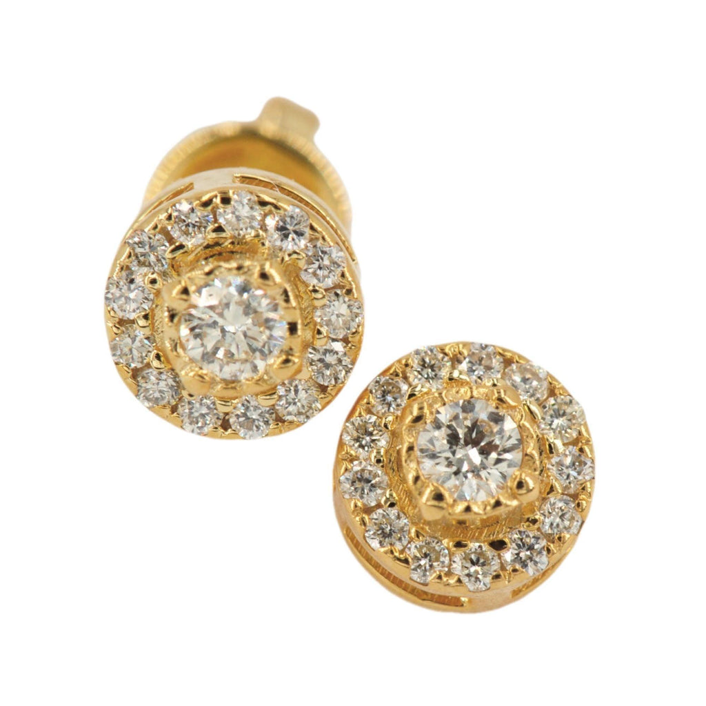 JDTK-59257- 0.4 Ct.Tw.Diamond Stud Earrings - Johnny Dang & Co