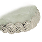 JDTK-3002-D- 8 Teeth Gold Grillz With Diamond Dust and Diamond Cuts. - Johnny Dang & Co