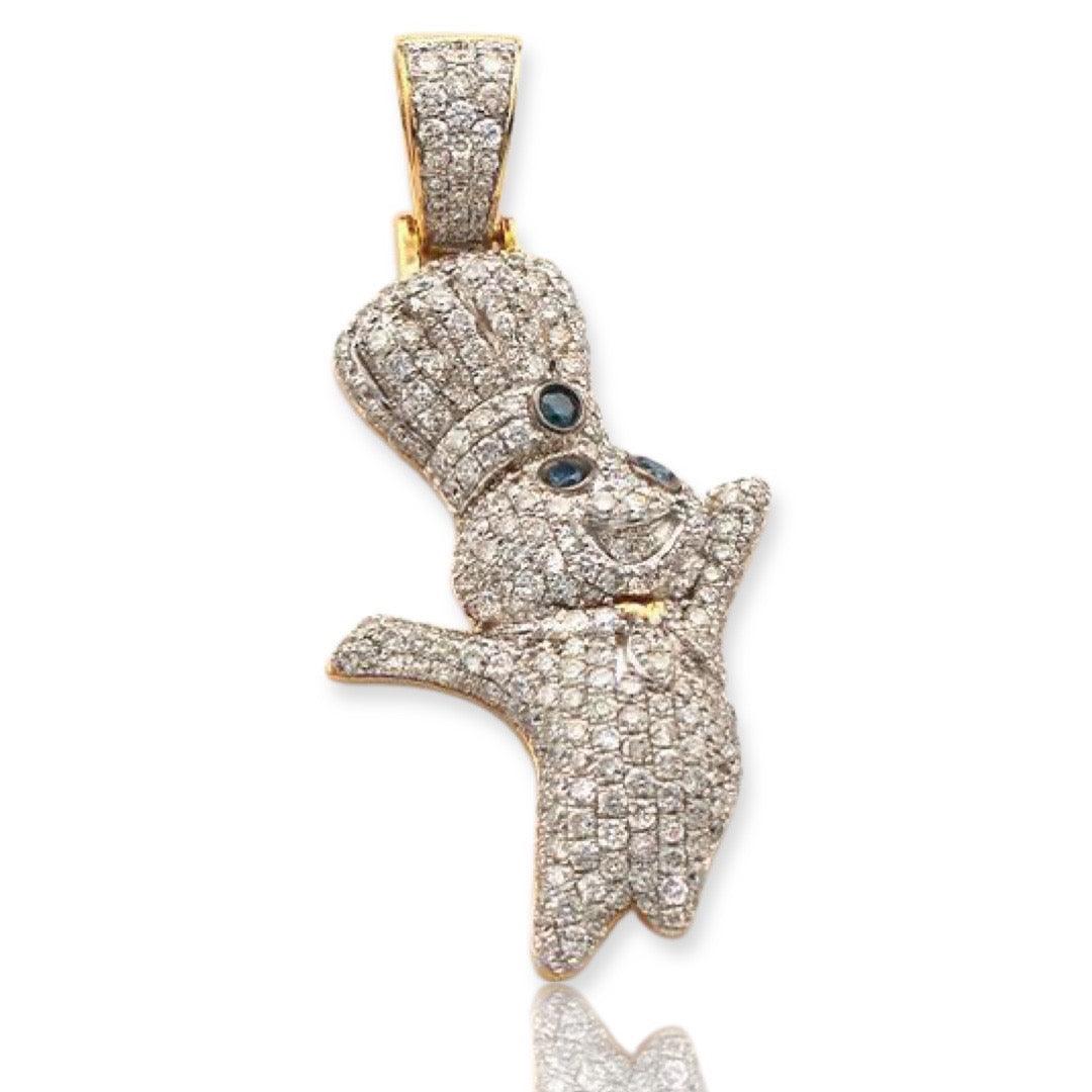 10KY 2.05CTW DIAMOND DOUGHBOY PENDANT - Johnny Dang & Co
